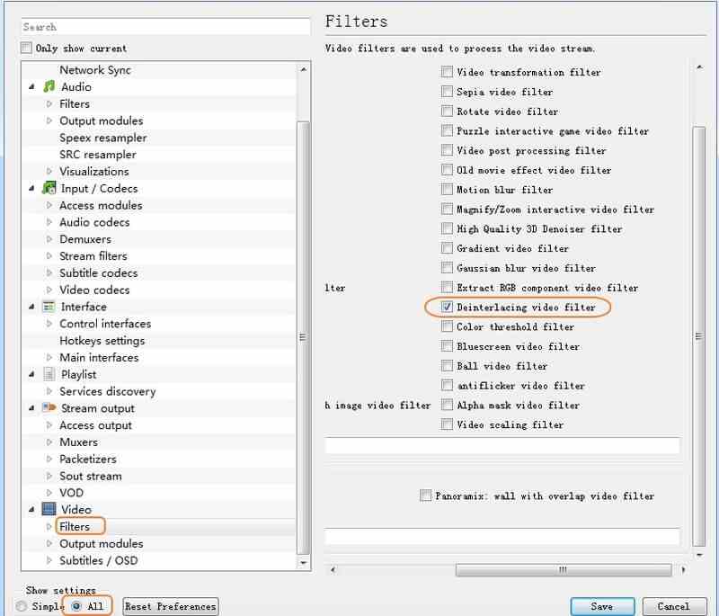 Reset VLC Preferences