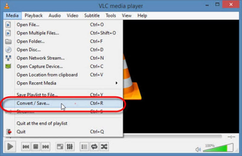 VLC convertido