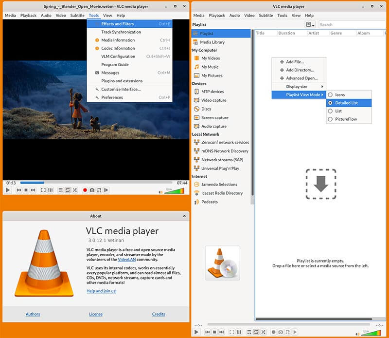 Interface VLC