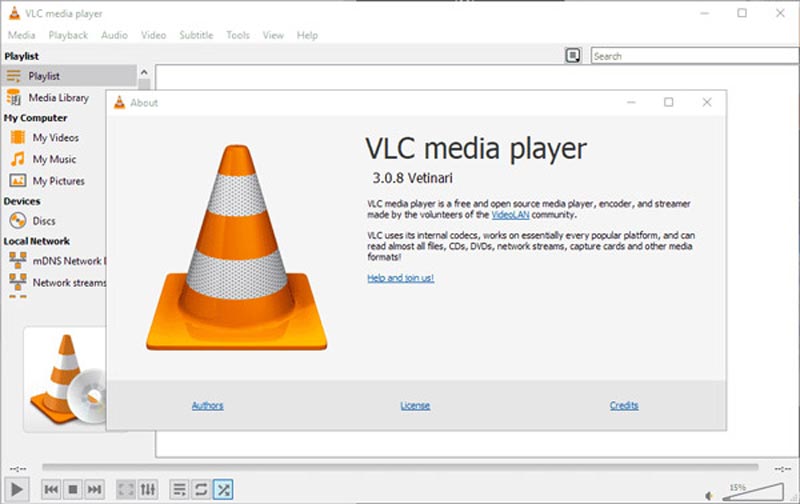 VLC médialejátszó