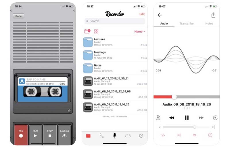 Dyktafon i edytor audio