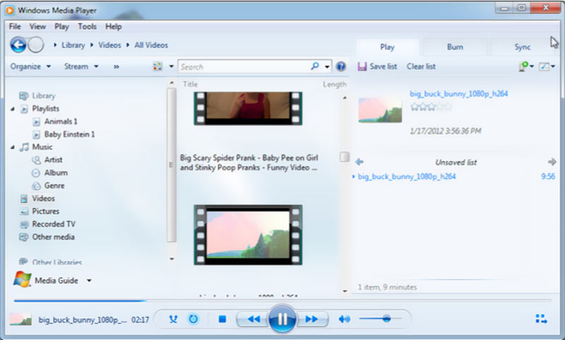 Windows Media Player 12