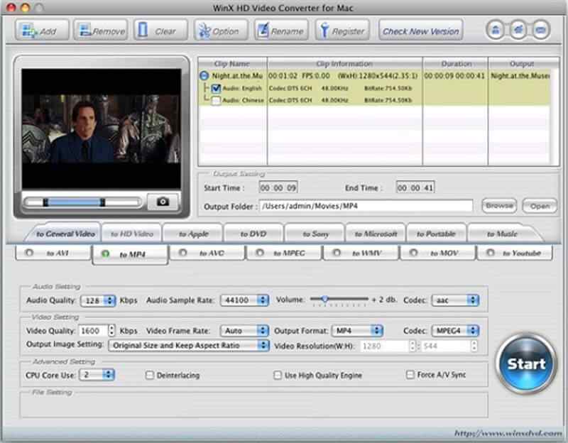 Winx 4K video átalakító