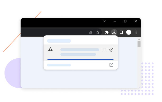 Nhấp vào Keep trong Google Chrome