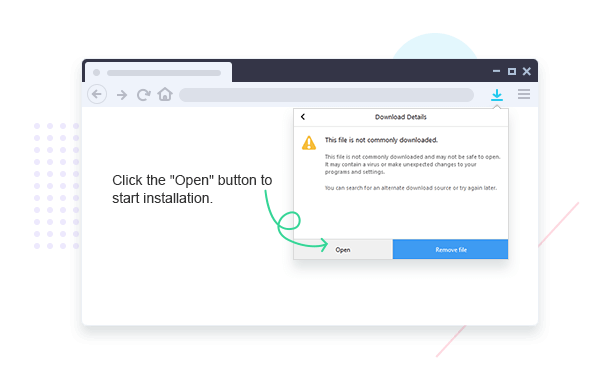 Handle Warning Message in Firefox