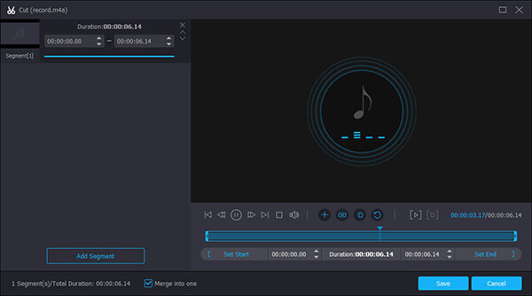 Clip m4a Audio