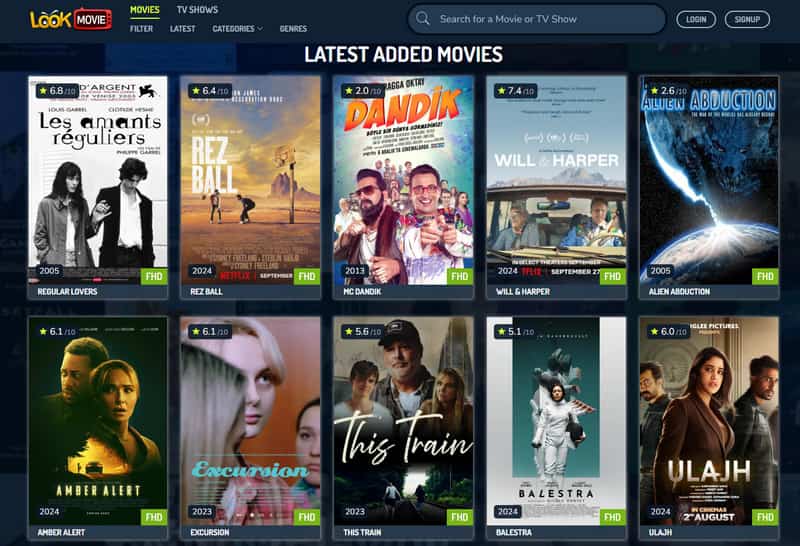 Alternative za Lookmovie i Fmovies