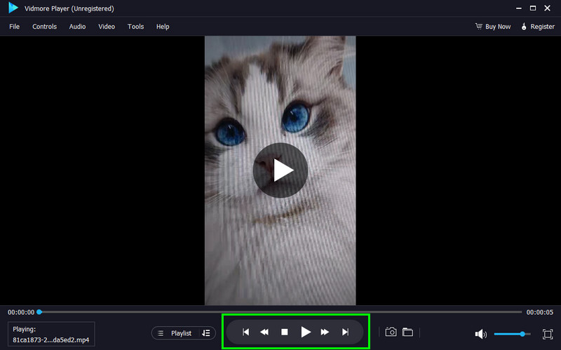Reproduciraj datoteku Vidmore
