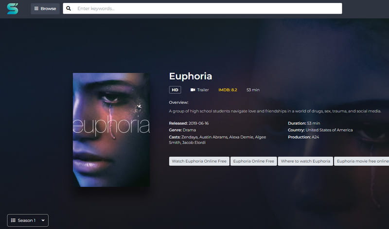 Sflix Watch Euphoria