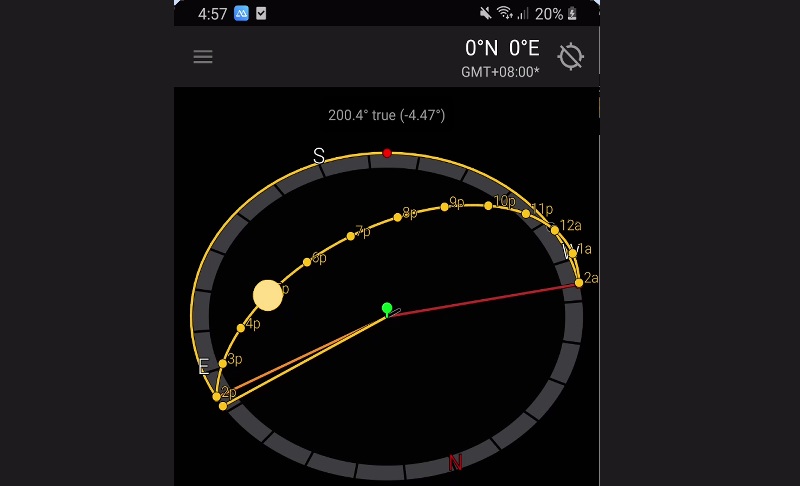 pembuat film sunsurveyor android