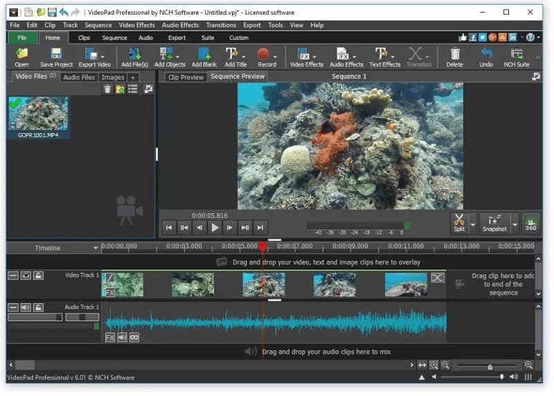 videopad interface